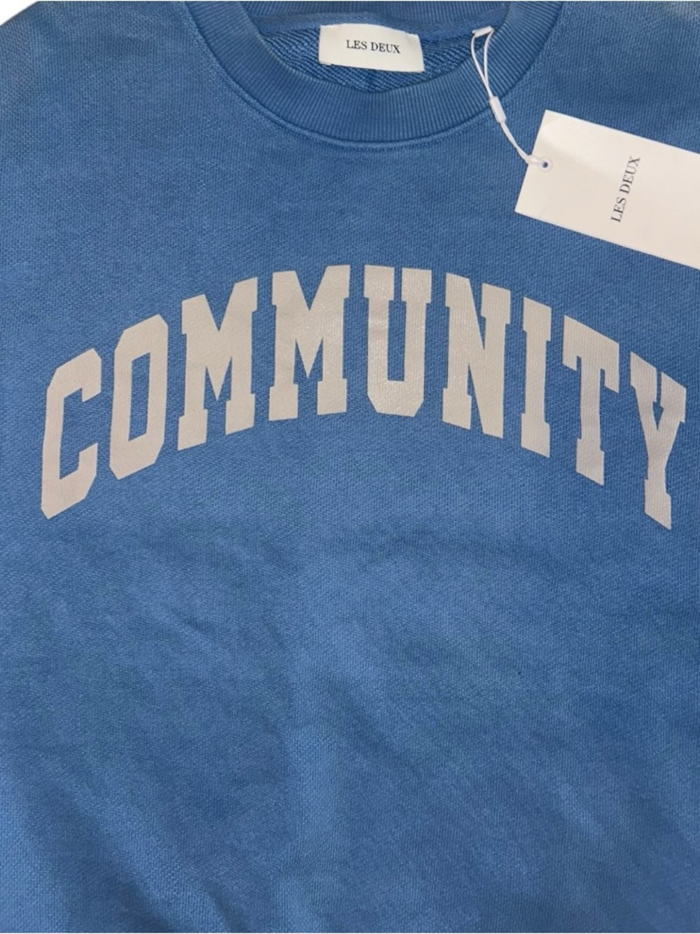 Les Deux cotton sweatshirt collegiate-style "COMMUNITY" size xxl - Picture 3 of 7